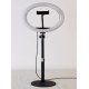 RING LIGHT LS-260-6 10.0" WITH PHONE HOLDER AND ADJUSTABLE STAND 3 COLOR LIGHT ADJUSTMENT BLACK